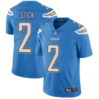 Los Angeles Chargers NFL Football Easton Stick Electric Blue Jersey Men Limited  #2 Alternate Vapor Untouchable